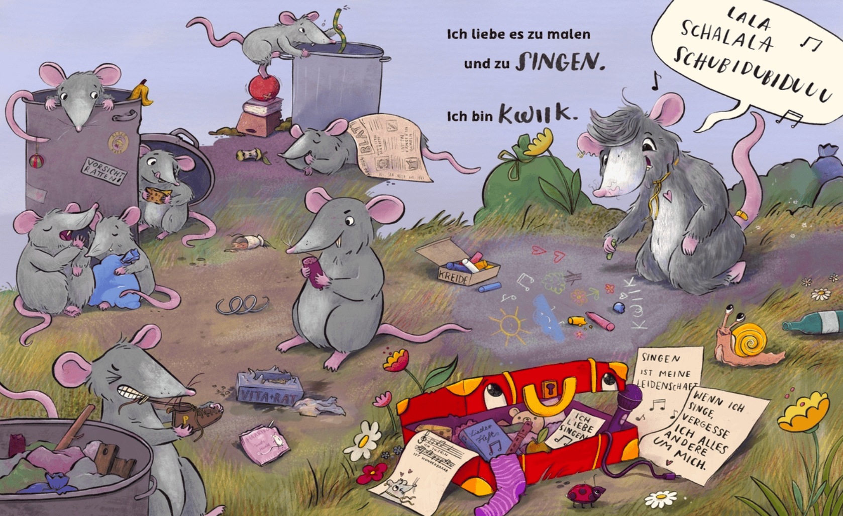 Die kleine Ratte Kwiik: Weil ich mutig bin Bild